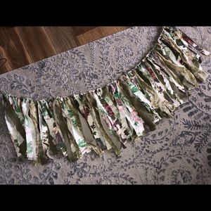 Green Flower Party Garland